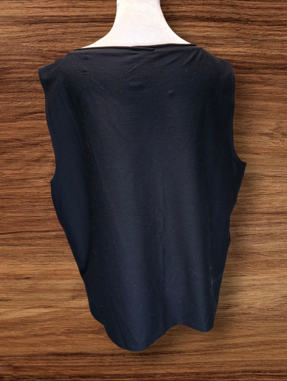 Eileen Fisher Sleeveless Black Viscose Jersey Blend Top Tank  Women Size 2x - Picture 9 of 15